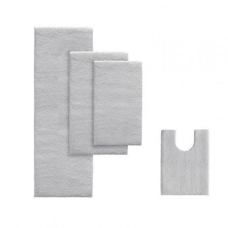 MADISON PARK SIGNATURE Madison Park MPS72-170 Marshmallow Memory Bath Rug; Gray - 20 x 30 in. MPS72-170